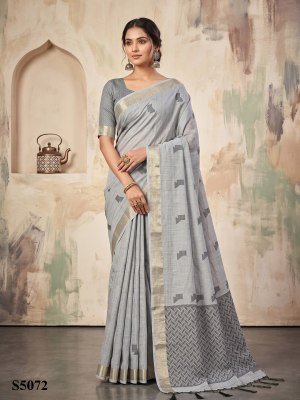 Ellie Linen Woven Resham Designer Saree with Unstitched Blouse sarees catalogs