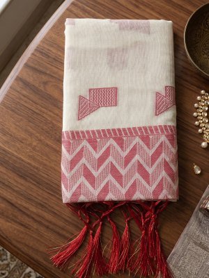 Ellie Linen Woven Resham Designer Saree with Unstitched Blouse sarees catalogs