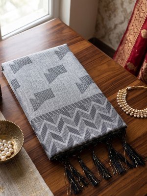 Ellie Linen Woven Resham Designer Saree with Unstitched Blouse sarees catalogs