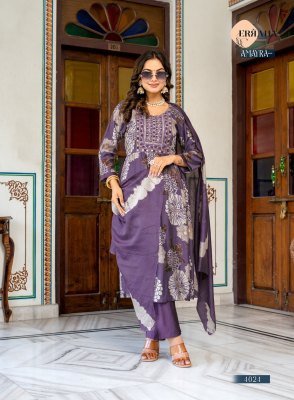 Erraha Amayra Vol 3 Umbrella Style suit heavy vetican cotton catalogue wholesale rate  kurti pant with dupatta Catalogs