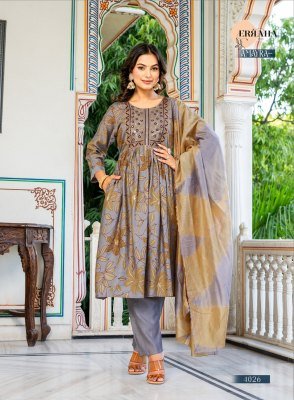 Erraha Amayra Vol 3 Umbrella Style suit heavy vetican cotton catalogue wholesale rate  kurti pant with dupatta Catalogs