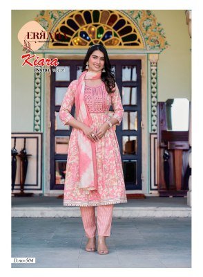 Erraha Kiara Vol 1  Nyra Cut  heavy rayon catalogue wholesale rate  kurti pant with dupatta Catalogs