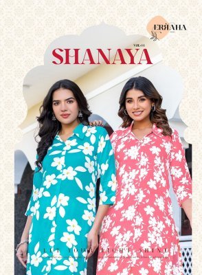 Erraha Shanaya Vol 4 Heavy Rayon Printed Long Co Ord Set for Women wholesale catalogs