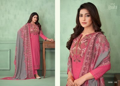 Esaira by Cherry digital printed handwork unstitched salwar kameez catalogue at low rate salwar kameez catalogs