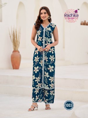 Evergreen vol by Radhika Life style Discharge reyon foil printed readymade suit catalogue at low rate readymade suit catalogs