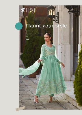 Eyana by PRM India Pure Designer handwork top bottom and dupatta collection in low rate readymade suit catalogs