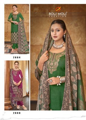 Faiza by roli moli fancy pashmina fancy printed salwar suit catalogue  salwar kameez catalogs