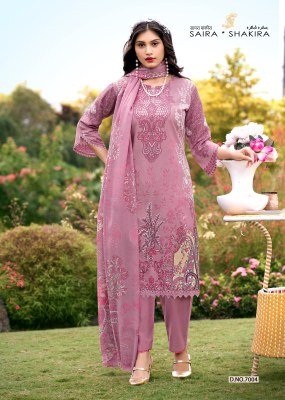 Falak International Saira Shakira Vol-7 Cotton Karachi Dress Material dress material catalogs