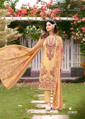 Falak International Saira Shakira Vol-7 Cotton Karachi Dress Material dress material catalogs