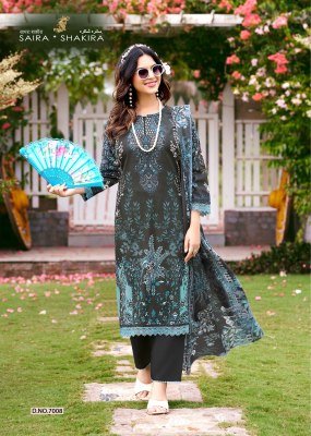 Falak International Saira Shakira Vol-7 Cotton Karachi Dress Material dress material catalogs