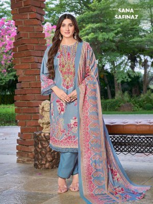 Falak International Sana Safina Vol 12 Karachi Cotton Dress Material Collection dress material catalogs