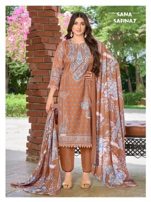 Falak International Sana Safina Vol 12 Karachi Cotton Dress Material Collection dress material catalogs