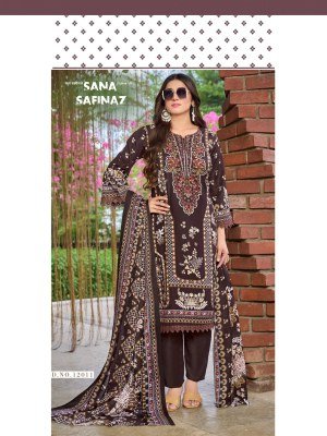 Falak International Sana Safina Vol 12 Karachi Cotton Dress Material Collection dress material catalogs