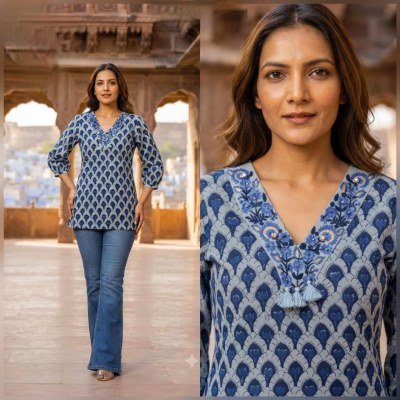 Fancy Cotton Top Collection for Women kurtis catalogs