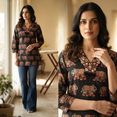 Fancy Cotton Top Collection for Women kurtis catalogs