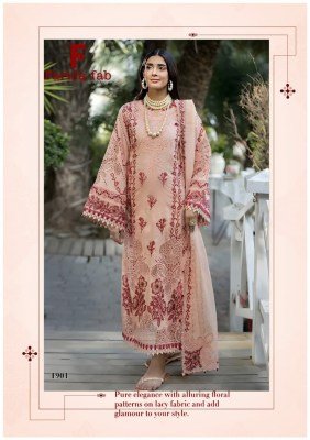 Farida Fab Firdaus Queen Vol. 19 Original Lawn Cotton Unstitched Dress Material dress material catalogs
