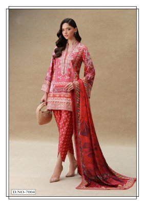 Farida Fab Ramsha NX Heavy Lawn Print Dress Material dress material catalogs