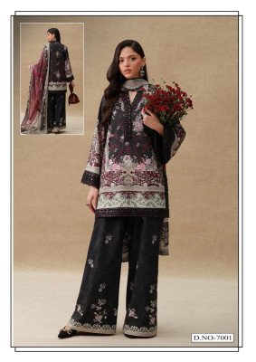 Farida Fab Ramsha NX Heavy Lawn Print Dress Material dress material catalogs