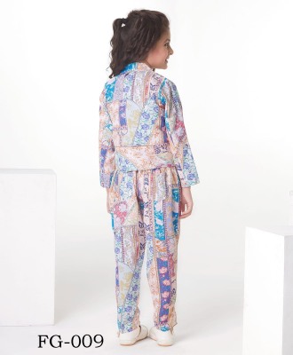 Fashion galleriya by Cute girls fancy printed cotton girls co ord set catalogue at low rate co ord set catalogs