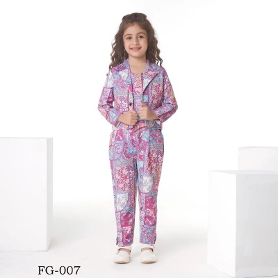 Fashion galleriya by Cute girls fancy printed cotton girls co ord set catalogue at low rate co ord set catalogs