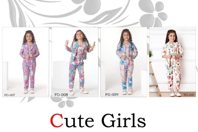 Fashion galleriya by Cute girls fancy printed cotton girls co ord set catalogue at low rate co ord set catalogs