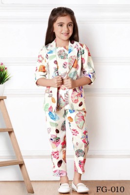 Fashion galleriya by Cute girls fancy printed cotton girls co ord set catalogue at low rate co ord set catalogs