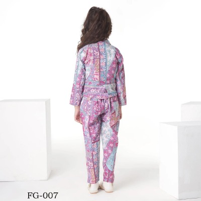 Fashion galleriya by Cute girls fancy printed cotton girls co ord set catalogue at low rate co ord set catalogs