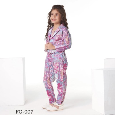 Fashion galleriya by Cute girls fancy printed cotton girls co ord set catalogue at low rate co ord set catalogs