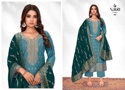 Ferari present Naari having pure viscose with muslin printed unstitched dress material catalogue at low rate salwar kameez catalogs