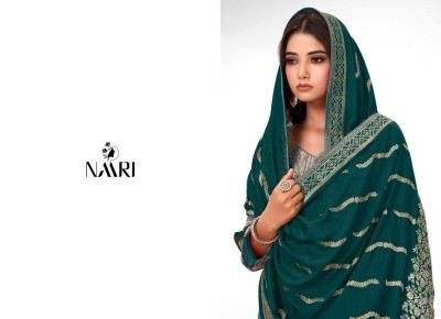 Ferari present Naari having pure viscose with muslin printed unstitched dress material catalogue at low rate salwar kameez catalogs