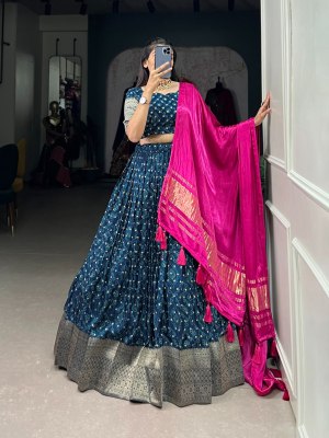  Festival Collection Printed Lehenga Choli Royalblue Colour Buy Single   Single