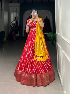  Festival Collection Printed Lehenga Choli Orange Colour Buy Single   Single