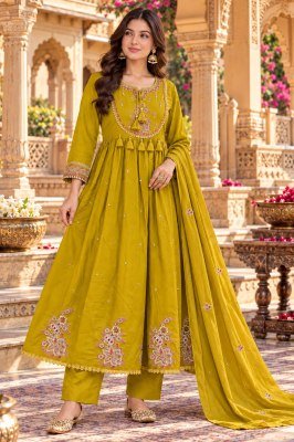 Festival Special Premium Cotton Mal Chanderi 3 Pcs Suit Set Size wise Combo Set