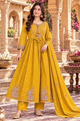 Festival Special Premium Cotton Mal Chanderi 3 Pcs Suit Set Size wise Combo Set