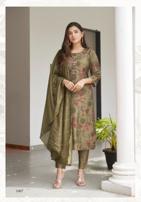 Festival vol 1 by Vaniska Straight chanderi printed kurti pant and dupatta catalogue at affordable rate  readymade suit catalogs