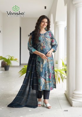Festival vol 1 by Vaniska Straight chanderi printed kurti pant and dupatta catalogue at affordable rate  readymade suit catalogs