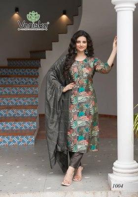 Festival vol 1 by Vaniska Straight chanderi printed kurti pant and dupatta catalogue at affordable rate  readymade suit catalogs