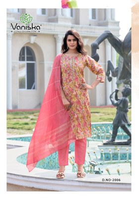 Festival vol 2 by Vaniska Modal Chanderi printed Top bottom with dupatta collection at low rate readymade suit catalogs