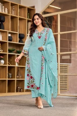 Festive Special Premium Cotton GRP Taj 3-Piece Suit Combo Set 