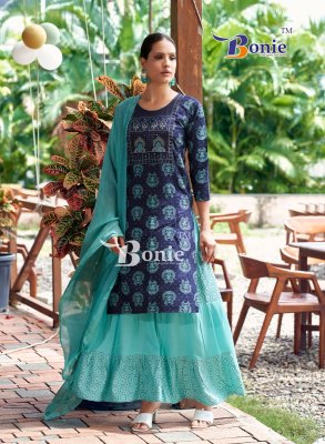 Fiana 13 by bonie amazing printed top with sharara dupatta catalogue at low rate readymade suit catalogs