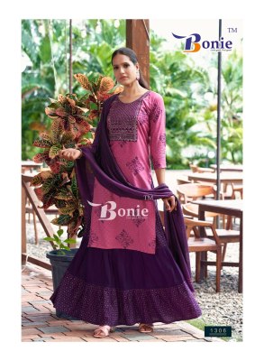 Fiana 13 by bonie amazing printed top with sharara dupatta catalogue at low rate readymade suit catalogs