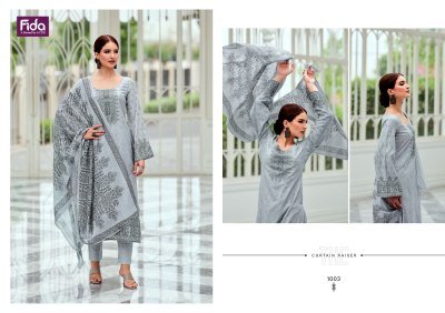 Fida by Posheeda exclusive printed unstitched salwar kameez catalogue at low rate salwar kameez catalogs