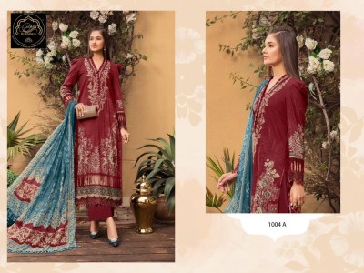 Firdous by M prints vol 01 pure cotton print with embroidered unstitched Pakistani suit catalogue pakistani suit catalogs