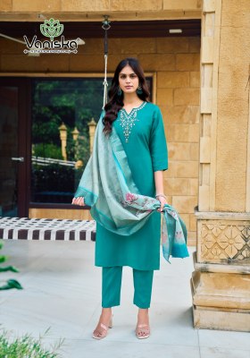 Fitoor vol 2 by Vaniska Straight kurti pant and dupatta catalogue at affordable rate readymade suit catalogs