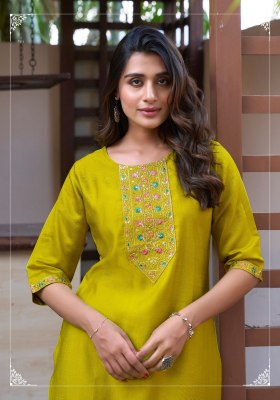 Five Star vol 1 by Vaniska heavy Neck Embroidered kurti catalogue with affordable rate  kurtis catalogs