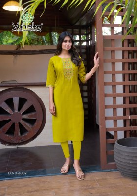 Five Star vol 1 by Vaniska heavy Neck Embroidered kurti catalogue with affordable rate  kurtis catalogs