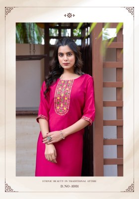 Five Star vol 1 by Vaniska heavy Neck Embroidered kurti catalogue with affordable rate  kurtis catalogs