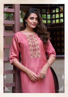 Five Star vol 1 by Vaniska heavy Neck Embroidered kurti catalogue with affordable rate  kurtis catalogs
