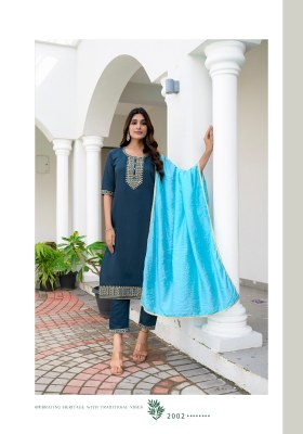Fiza vol 2 by Vaniska straight roman silk fancy kurti pant and dupatta catalogue readymade suit catalogs