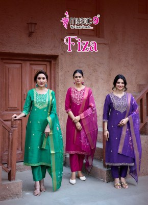 Fiza vol 9 by Mystic 9 Premium Quality embroidered readymade suit collection with affordable rate Mystic 9
